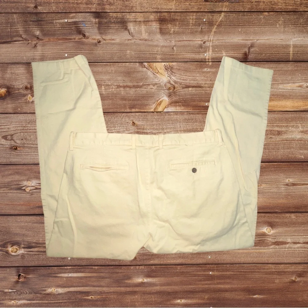 J.Crew Flex Slim Fit Chinos in Subtle Yellow - W36 L32